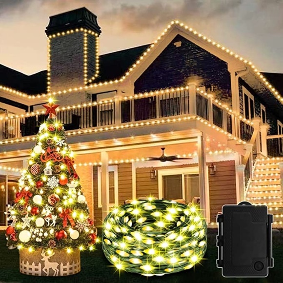 New Outdoor String Lights Christmas Lights 32.8ft​ - Picture 1 of 5
